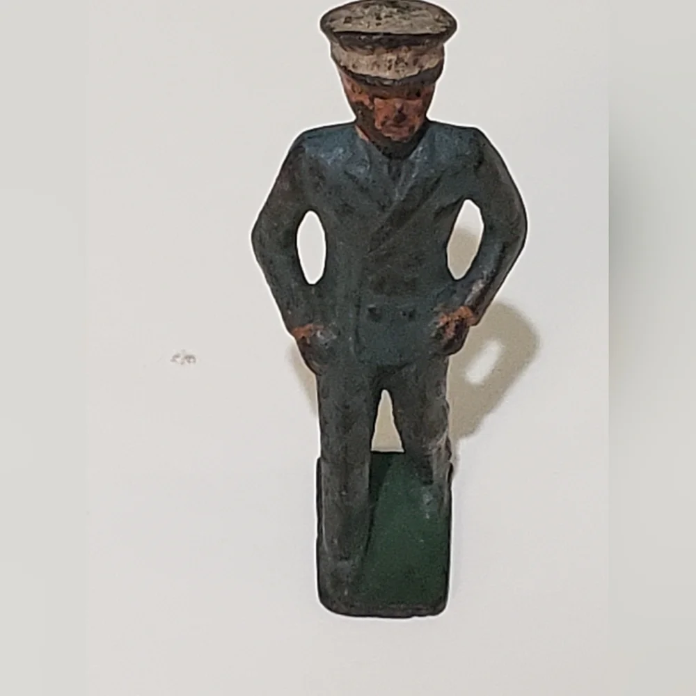 Set of 2 Vintage Metal Figures - Picture 5 of 5